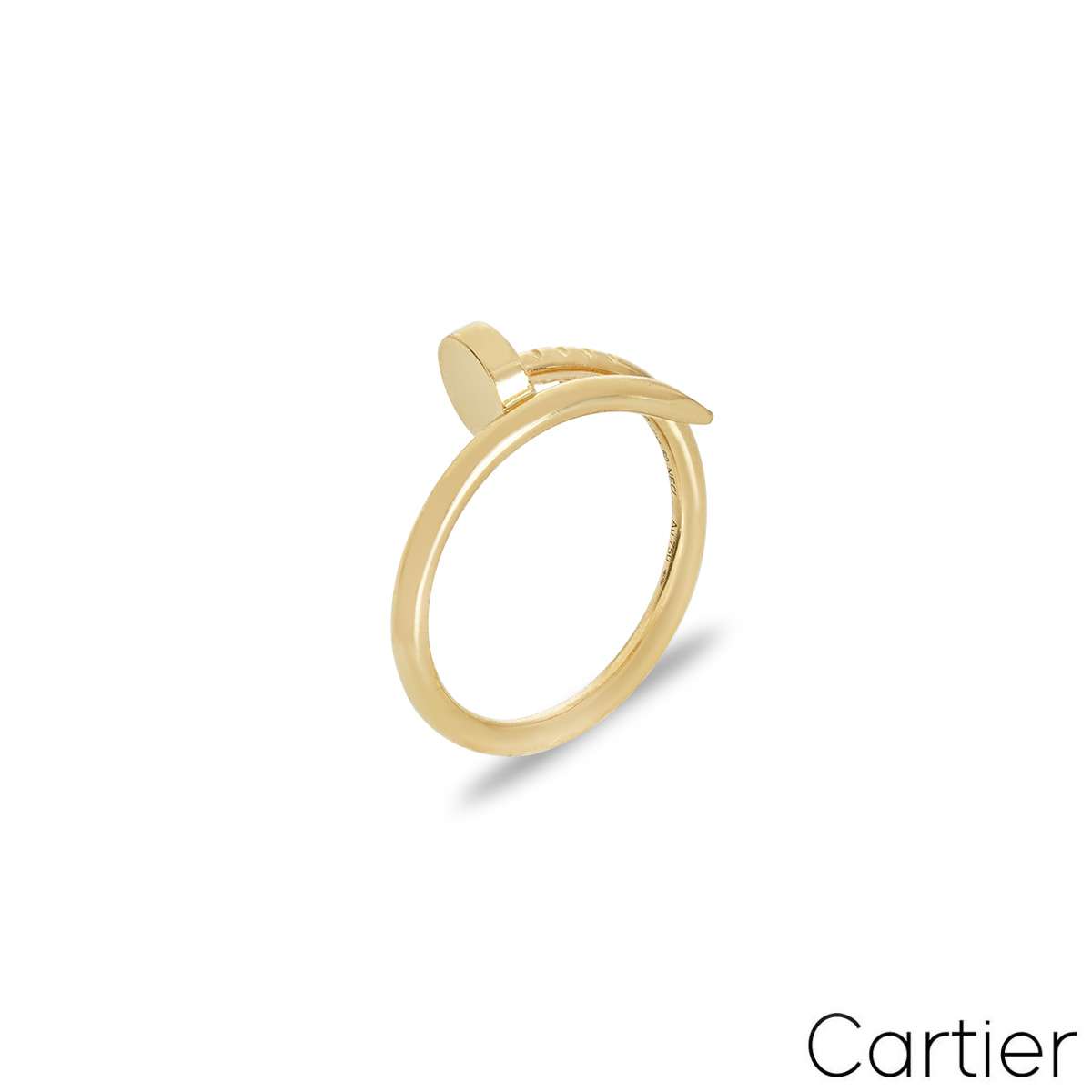 Cartier 18k Yellow Gold SM Juste un Clou Ring Size 50 B4225950
